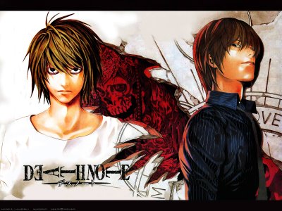 death_note l l_(death_note) lowres skeleton wings yagami_light