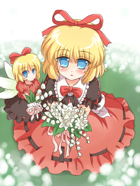 blonde_hair flower lily_of_the_valley medicine_melancholy ry short_hair solo su-san touhou