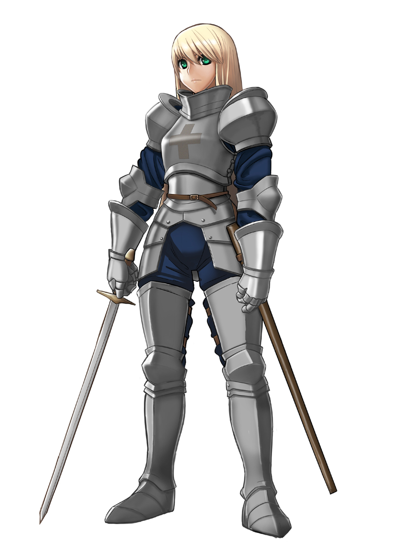 armor fantasy original solo sugar_(sugarless) sword weapon
