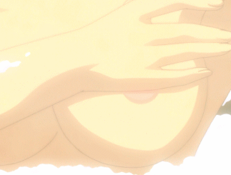 animated animated_gif armpits bath bouncing_breasts breast_lift breast_squeeze breasts close-up girls_bravo hands large_breasts lowres nipples partially_submerged ririka_stacey screencap self_fondle shiny shiny_skin soap solo