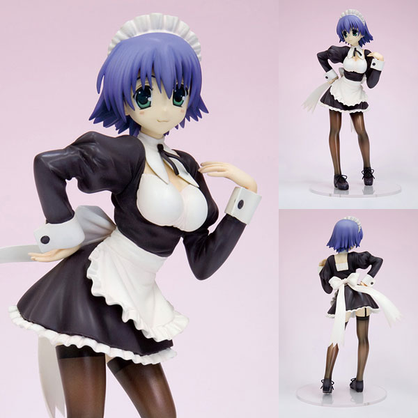 female figure green_eyes maid multiple_views no_humans photo short_hair solo