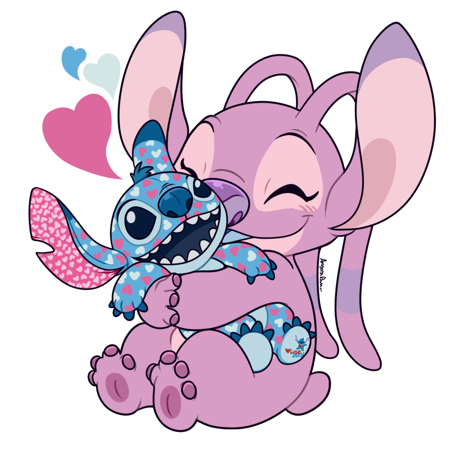&lt;3 2024 4_toes alien alpha_channel ambiguous_gender angel_(lilo_and_stitch) angoraram antennae_(anatomy) anthro biped blue_tongue blush blush_lines build-a-bear digital_drawing_(artwork) digital_media_(artwork) disney ear_markings embrace experiment_(lilo_and_stitch) eyelashes eyes_closed feet female_(lore) flat_colors happy holding_object holding_plushie holidays hug inanimate_object lilo_and_stitch long_antennae markings open_mouth open_smile pawpads pink_body plushie purple_markings purple_nose purple_pawpads signature simple_background small_tail smile solo stitch_(lilo_and_stitch) tail toes tongue transparent_background valentine's_day