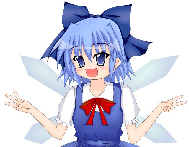 cirno crossover lucky_star tagme the_embodiment_of_scarlet_devil touhou