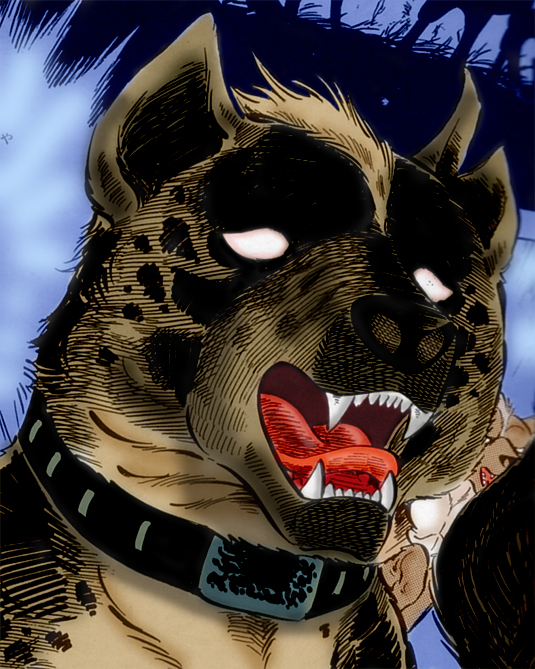 collar dog fangs ginga_nagareboshi_gin kurojaki_(ginga_nagareboshi_gin) mohawk scar shikoku_inu