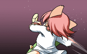 animal_ears animated animated_gif artist_request cat_ears copyright_request long_sleeves lowres punching ragnarok_online