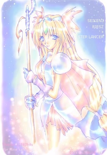 artist_request bad_anatomy blonde_hair character_name copyright_name gloves long_hair low-tied_long_hair riesz seiken_densetsu seiken_densetsu_3 solo star_lancer