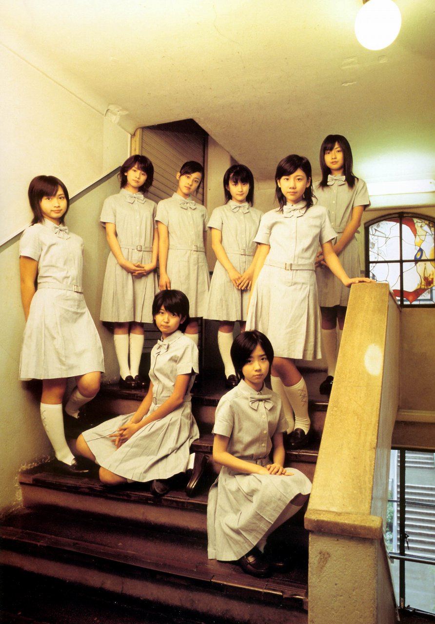 berryz_koubou highres multiple_girls photo school_uniform