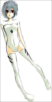 adapted_costume artist_request ayanami_rei bandaged_arm bandages bangs bare_shoulders blue_hair boots border breasts covered_navel dutch_angle full_body grey_hair hair_between_eyes headgear leotard looking_at_viewer lowres neon_genesis_evangelion parted_lips plugsuit red_eyes short_hair simple_background small_breasts solo strapless strapless_leotard thigh_boots thighhighs white_background white_legwear