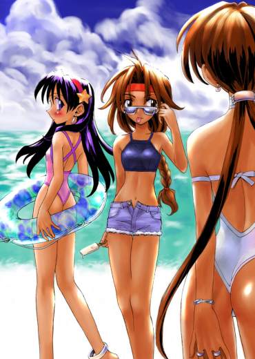 :p artist_request asamiya_athena ass beach bikini blush braid casual choker competition_swimsuit day food glasses hair_ornament hairband headband innertube long_hair looking_back low_ponytail midriff multiple_girls one-piece_swimsuit one-piece_thong outdoors ponytail popsicle red_hairband ryuuko_no_ken shermie shorts single_braid snk split_ponytail star star_hair_ornament swimsuit tan the_king_of_fighters tongue tongue_out very_long_hair water yuri_sakazaki