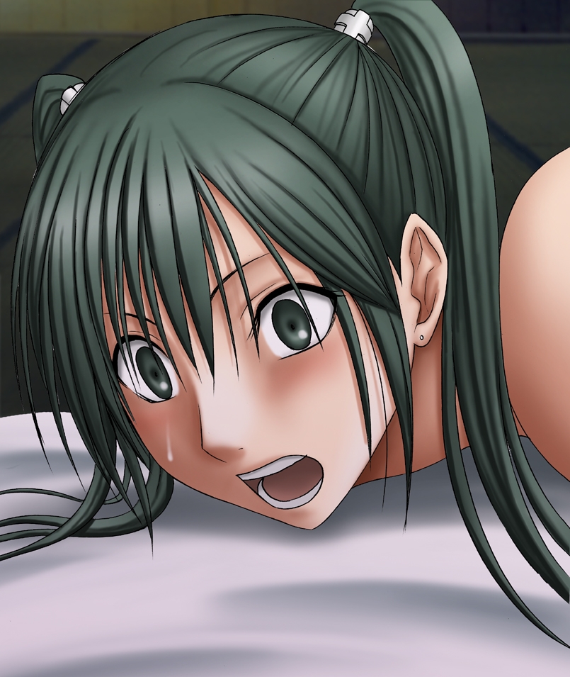 black_eyes black_hair close-up crimson_comics d.gray-man face j-girl_fight lenalee_lee open_mouth solo twintails