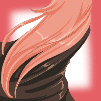 animated animated_gif cape censored cock_ring copyright_request futanari lowres penis pink_hair pointless_censoring solo testicles vampire yozora