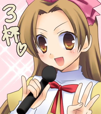 artist_request houshakuji_renge lowres microphone ouran_high_school_host_club solo