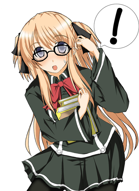 artist_request book glasses long_hair long_sleeves pantyhose quiz_magic_academy shalon solo