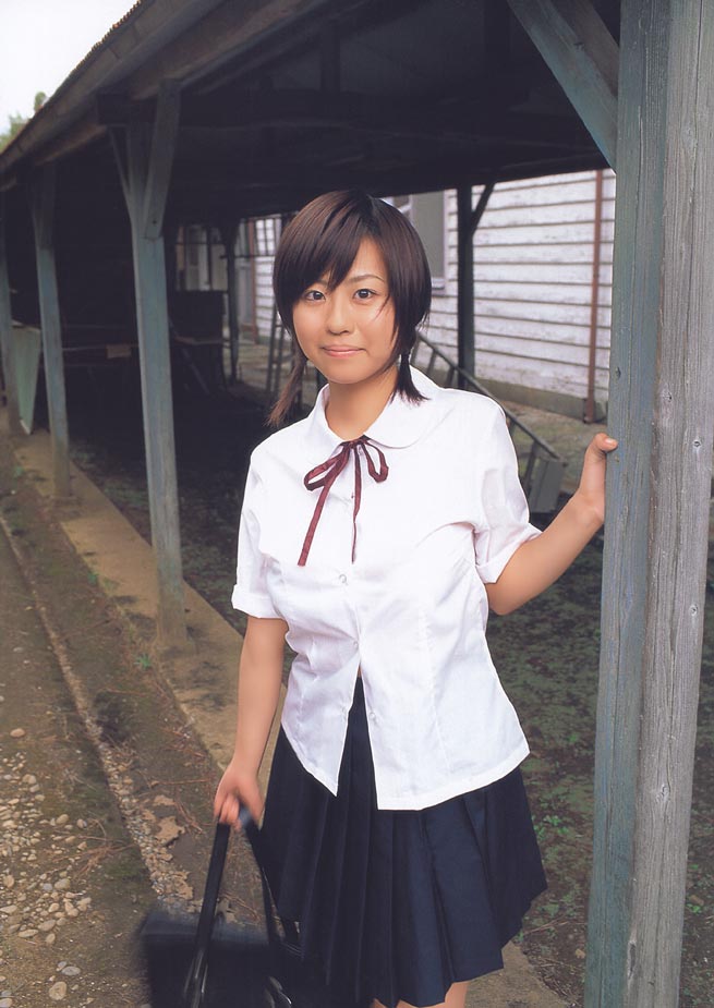 av_idol hitomi_kitamura photo school_uniform solo
