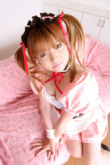 asahina_mikuru cosplay maid mizuhara_arisa photo solo suzumiya_haruhi_no_yuuutsu