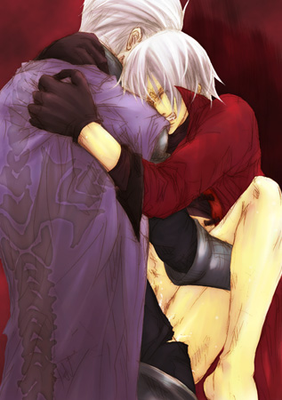 anal artist_request bottomless dante_(devil_may_cry) devil_may_cry incest lowres male_focus multiple_boys vergil yaoi