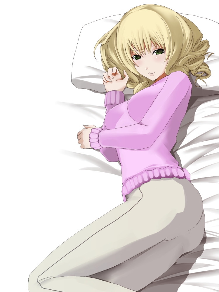 artist_request blonde_hair green_eyes hina_ichigo rozen_maiden solo sweater