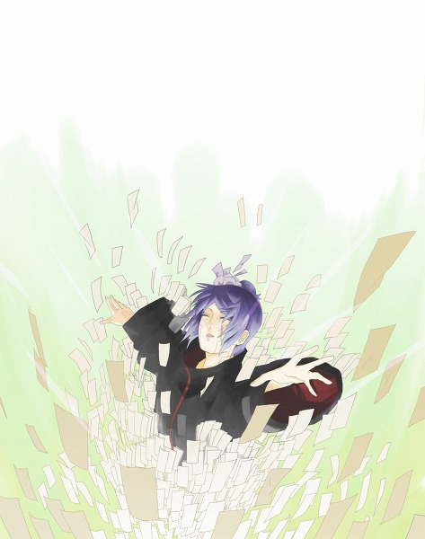 344388326 disappear konan naruto paper pixiv_thumbnail simple_background solo