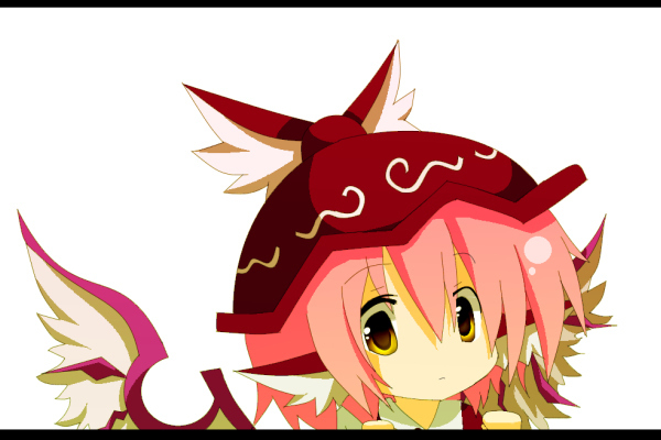 chibi hat letterboxed mikan31 mystia_lorelei no_nose short_hair solo touhou wings