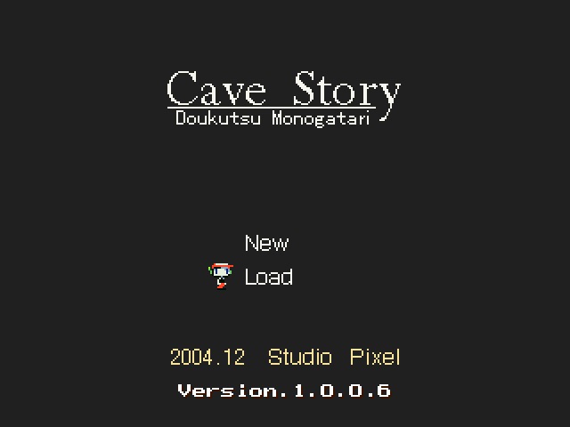 cap cave_story doukutsu_monogatari game pixel pixel_art quote screencap studio_pixel title_screen