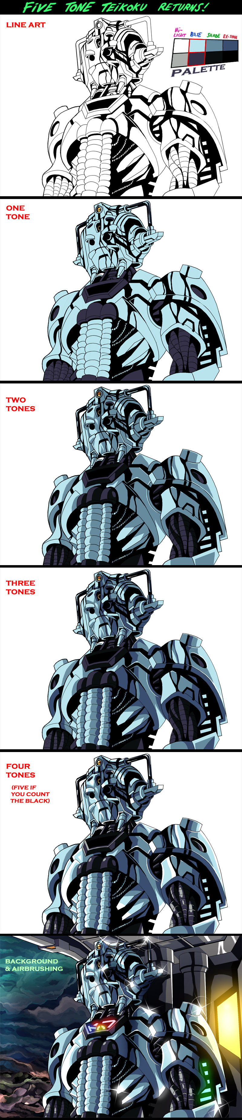 cybermen doctor_who highres how_to long_image no_humans otaking tall_image
