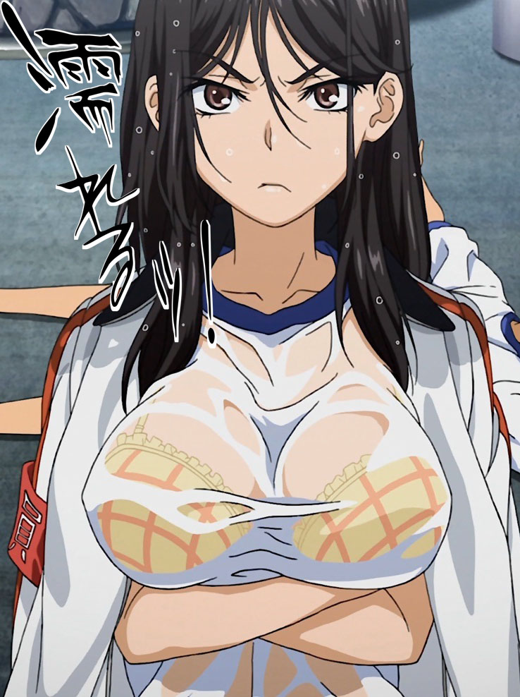 angry bra breasts fukiyose_seiri i'm_wet! jpeg_artifacts large_breasts meme non-web_source parody solo staring to_aru_majutsu_no_index translated underwear wet