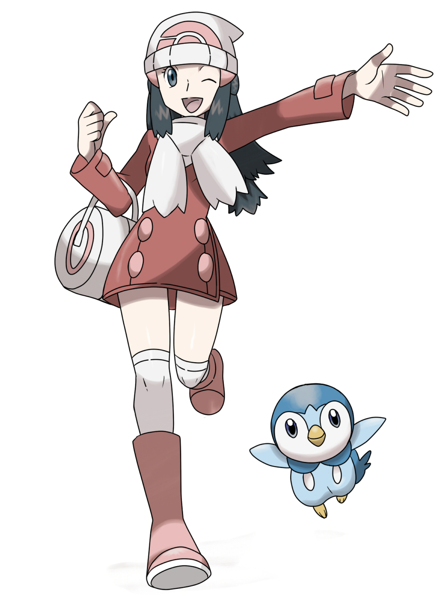 alternate_costume bad_id bad_pixiv_id bag beanie blue_eyes blue_hair boots coat gen_4_pokemon hat hikari_(pokemon) long_hair mose0 one_eye_closed open_mouth pink_footwear piplup pokemon pokemon_(creature) pokemon_(game) pokemon_dppt pokemon_platinum scarf skirt smile thighhighs white_scarf winter_clothes