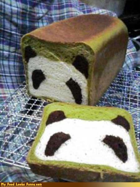 bread food lol my_food_looks_funny panda real