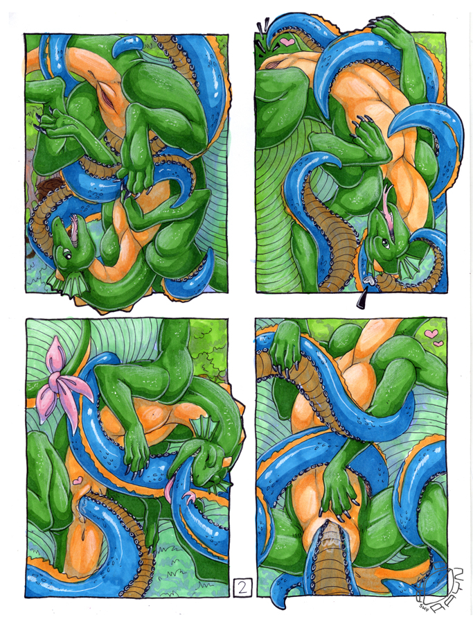 &hearts; &lt;3 acidapluvia anus dragon female feral forced green green_scales nude oral penetration pussy rape scalie slither tentacle_rape tentacles upside_down vaginal vaginal_penetration wings