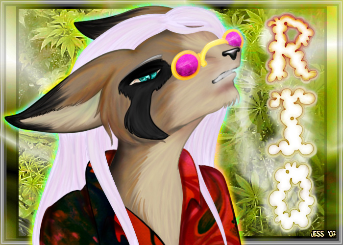 eyewear jess marijuana rio smoke solo sunglasses tanuki unknown_artist