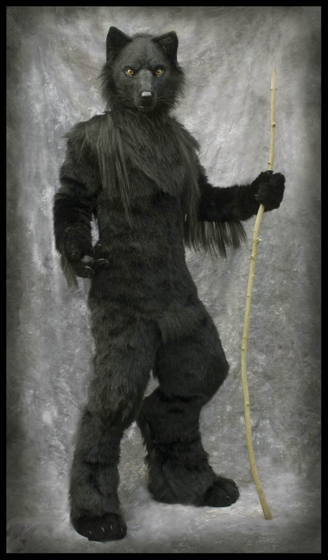 black black_fur canine fur fursuit mammal photo qarrezel real solo wolf
