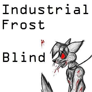album_art album_cover aubrey_ferris blood canine collar cover emevas eyeless fox goth hitman_records industrial industrial_frost low_res male mammal music plain_background solo tongue tongue_out white_background