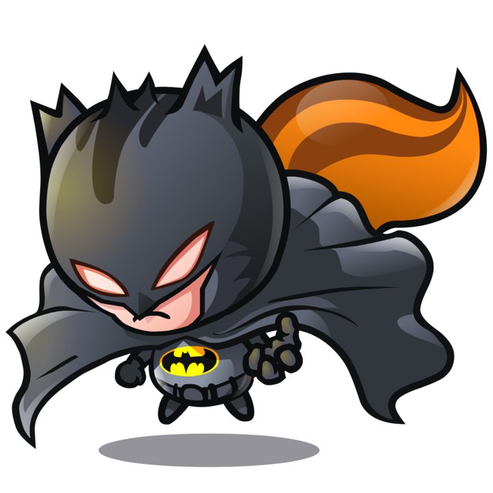 batman_(series) cape costume floating male mammal mascot plain_background rodent shadow solo squirrel ucweb unknown_artist vector white_background