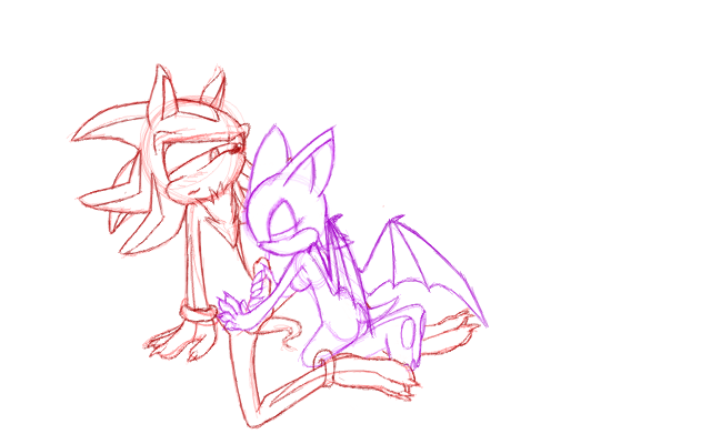 couple rouge_the_bat shadow_the_hedgehog sonic_(series) work_in_progress