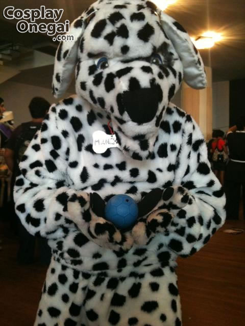 canine dalmatian dog fursuit mammal unknown_artist