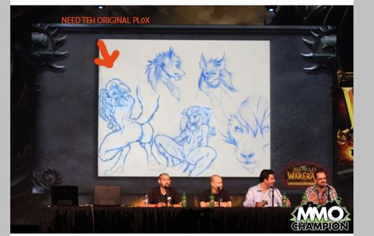conference female photo real shopped warcraft what worgen