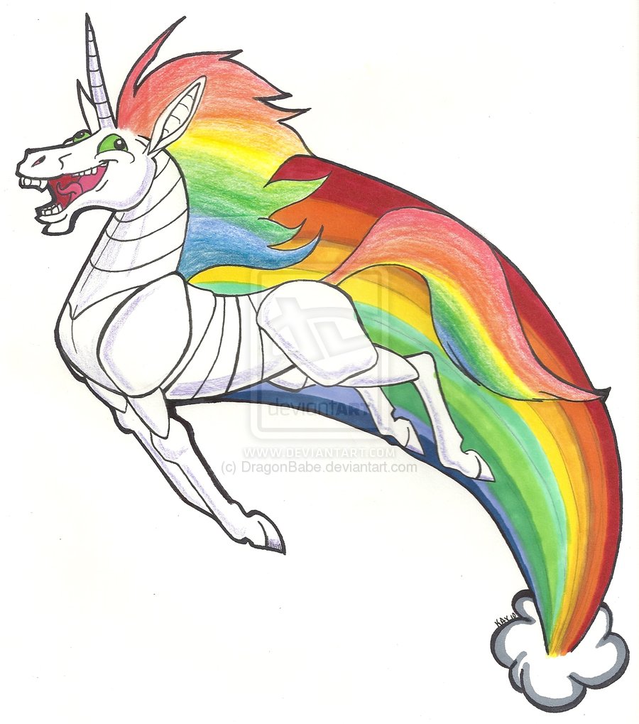annoying_watermark derp dragonbabe equine feral horn i'm_so_gay_i_shit_rainbows machine mammal mechanical plain_background rainbow robot robot_unicorn_attack solo unicorn watermark white_background