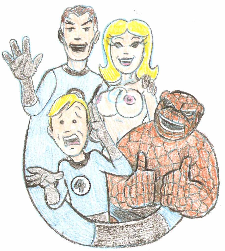 ben_grimm fantastic_four human_torch invisible_woman marvel mister_fantastic reed_richards sue_storm thing