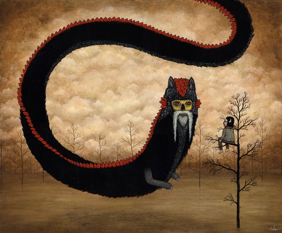 andy_kehoe creepy dragon flood forest scalie tree what