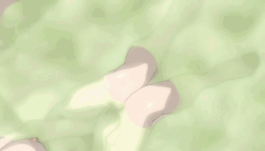 animated animated_gif bath big_breasts breasts cleavage gif huge_breasts katsura_kotonoha large_breasts nipple nipples nude school_days