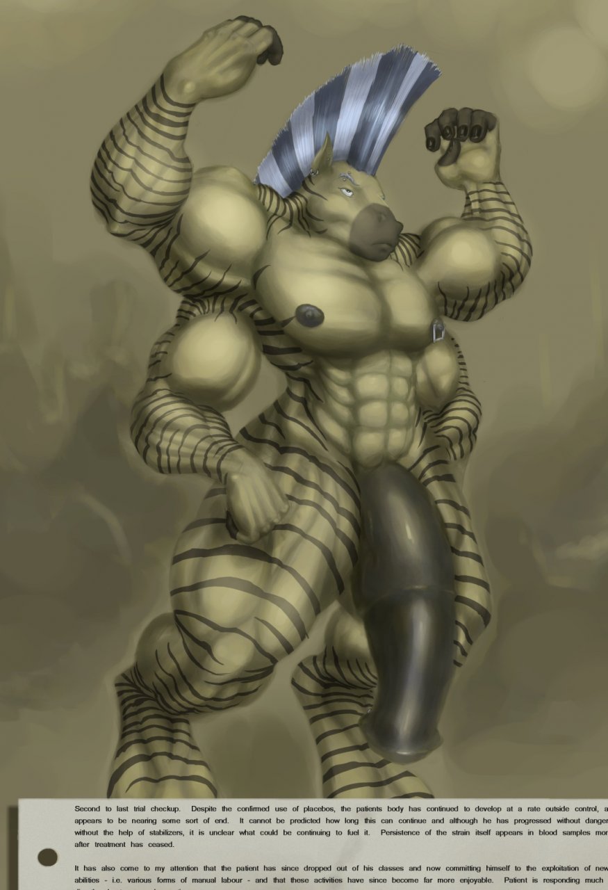 cock_growth equine experiment flexing four_arms growth hyper male mammal medical mental_transformation multi_limb multiple_arms muscles penis piercing science solo transformation uniformvixen zebra