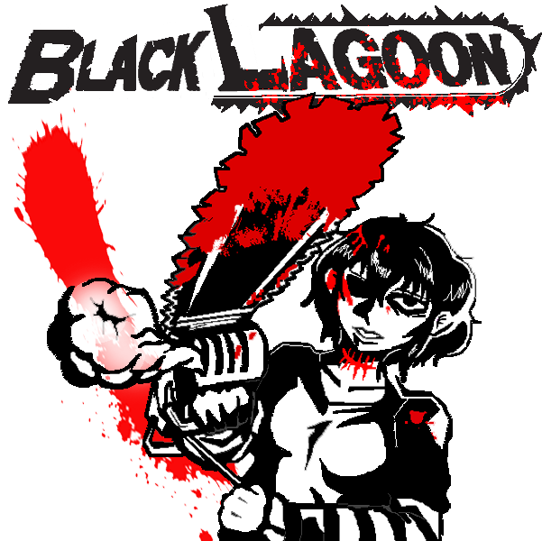 black_lagoon chainsaw high_contrast madworld parody sawlove sawyer_the_cleaner solo spot_color