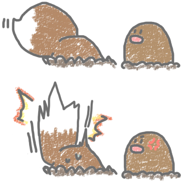 annoyed canine dig digging diglett eevee fox humor humour lol lulz mammal nintendo o_o plain_background pok&#233;mon pok&eacute;mon shock shocked unknown_artist video_games what white_background