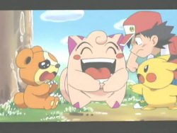 :'( ash ash_ketchum clefairy frown humor lol low_res male nintendo pikachu pok&#233;mon pok&eacute;mon teddiursa unknown_artist video_games