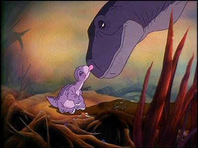 dinosaur feral licking littlefoot nostalgia scalie screen_shot screencap the_land_before_time tongue unknown_artist