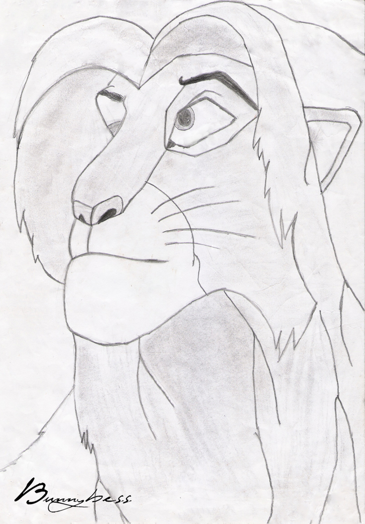 black bunnybess crap_art derp disney eye feline feral lion male simba sketch solo the_lion_king