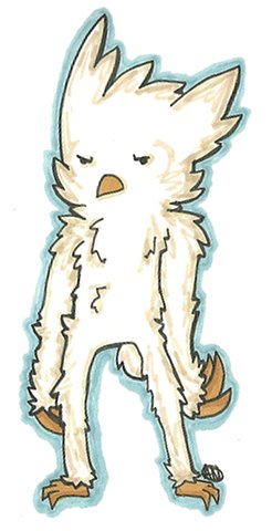 bear claws fur fuzzy mammal owlbear plain_background solo unknown_artist white white_background white_fur