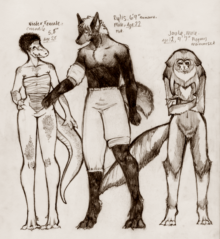 canine crocdile embriel female male monkey reptile scalie