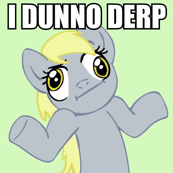 derp derpy_hooves_(mlp) english_text equine female feral friendship_is_magic horse i_dunno_lol mammal my_little_pony pony reaction_image retarded shrug solo text unknown_artist