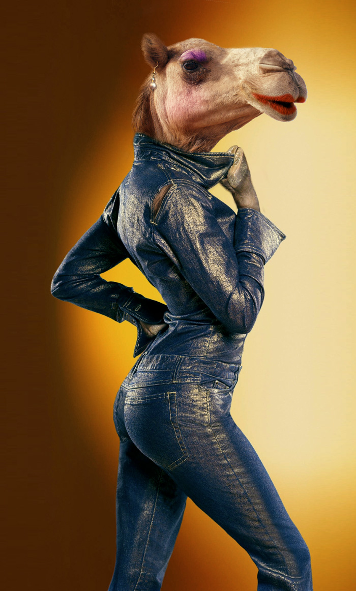 camel female jeans photomorph photoshop pinup pose solo worth1000